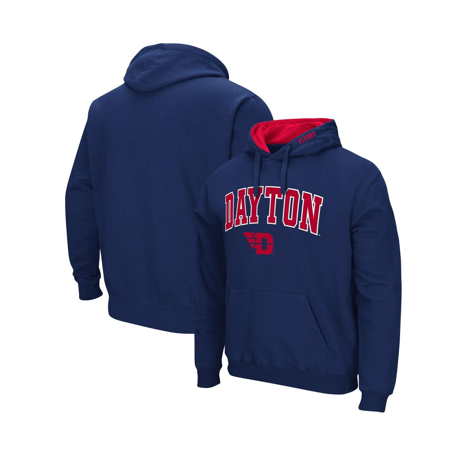 Men's Dayton Flyers Arch and Logo Pullover Hoodie