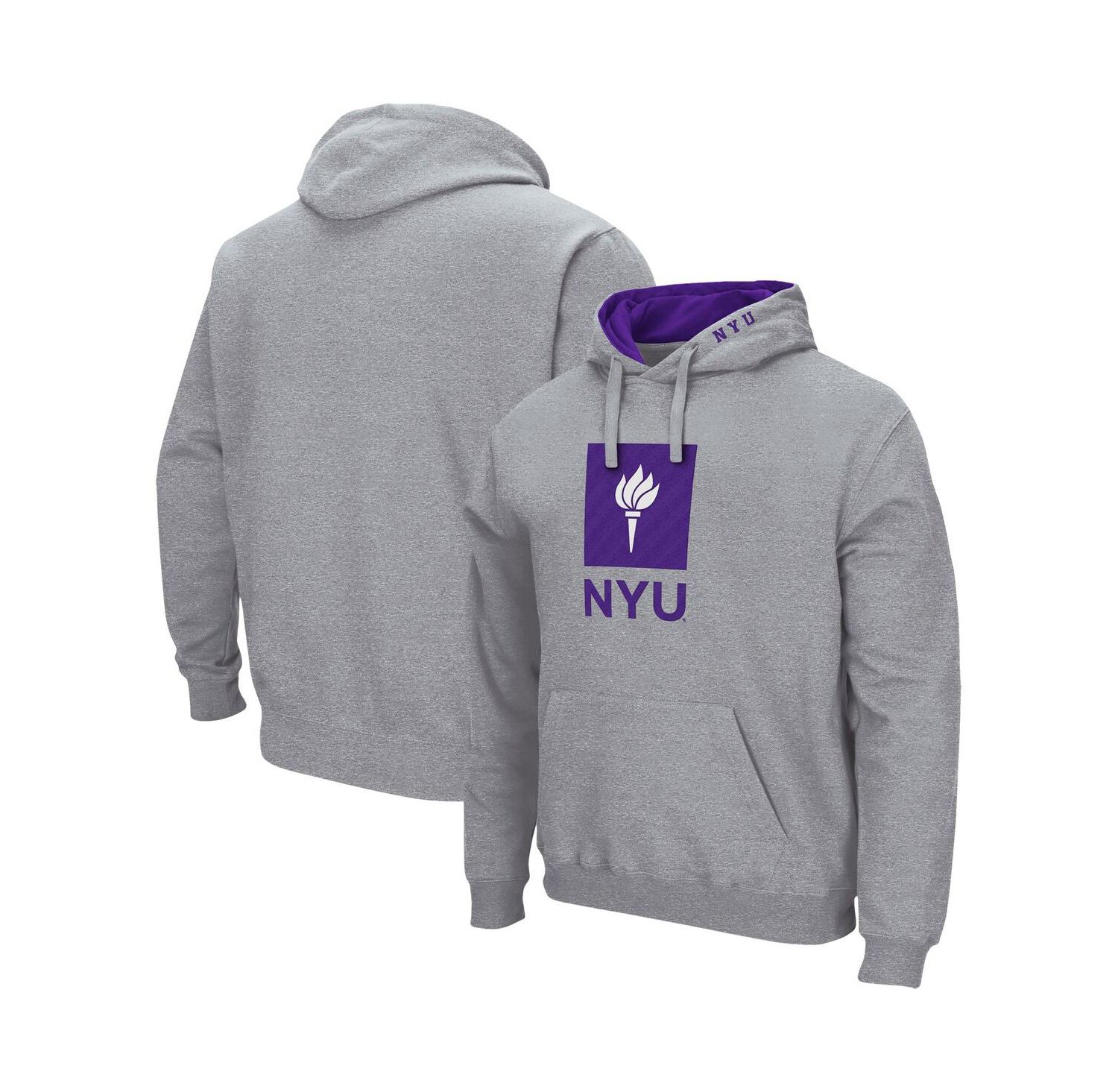 Men's NYU Arch and Logo Pullover Hoodie