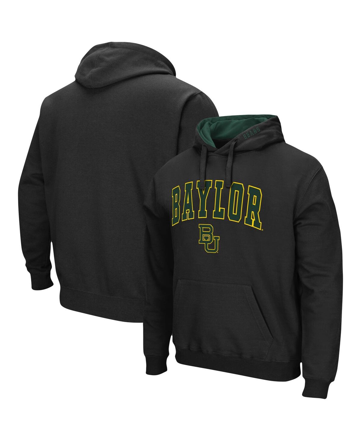 Colosseum Men's Baylor Bears Arch Logo 3.0 Pullover Hoodie In Black