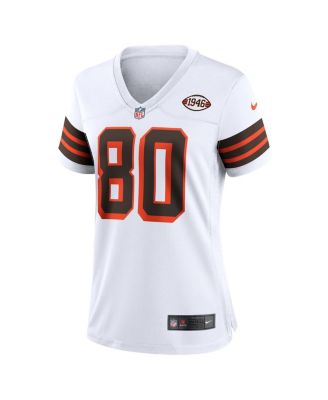 Nike Cleveland Browns No80 Jarvis Landry Olive/Camo Women's Stitched NFL Limited 2017 Salute to Service Jersey
