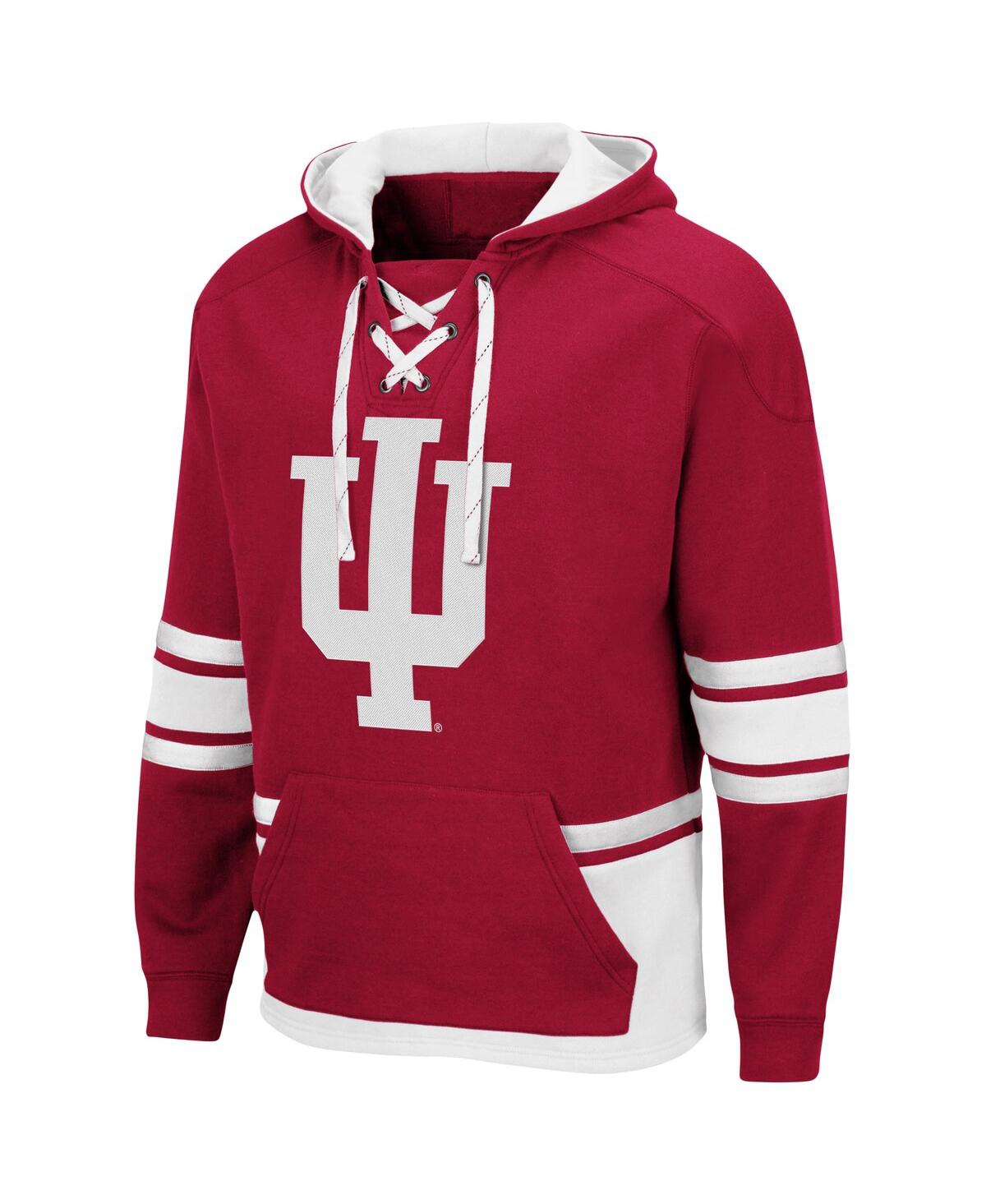 Shop Colosseum Men's Crimson Indiana Hoosiers Lace Up 3.0 Pullover Hoodie