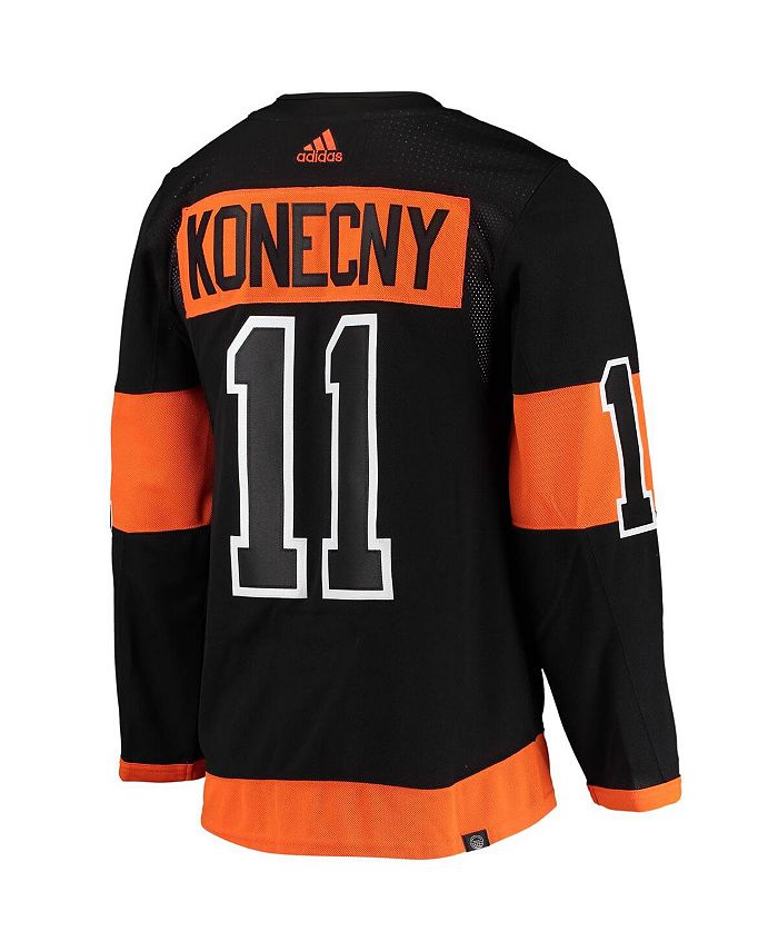 adidas Men s Travis Konecny Black Philadelphia Flyers Alternate