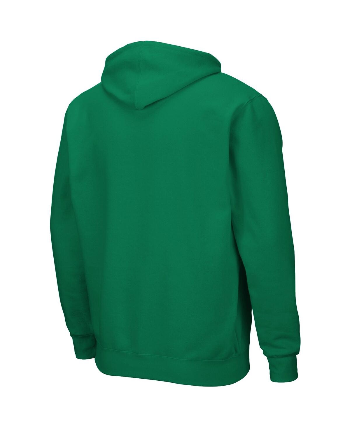 Colosseum Kelly Green Marshall Thundering Herd Arch And Logo Pullover Hoodie In Kelly Green