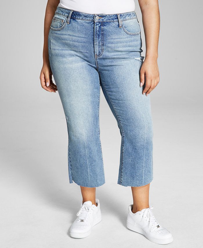 Women's step hem jeans sale