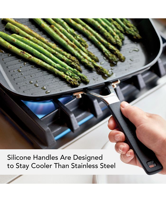 KitchenAid Hard Anodized 11.25" Square Grill Pan Macy's