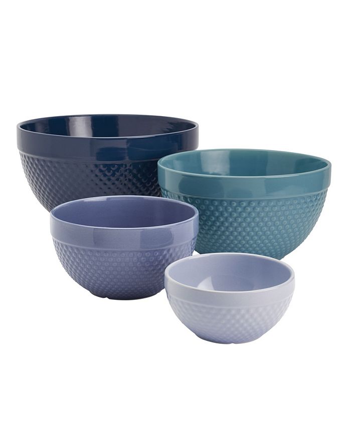 Tabletops Unlimited Tabletops Gallery Hobnail Mixing Bowls, Set of 4