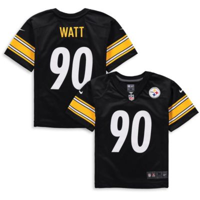 Little Boys and Girls Pittsburgh Steelers Player Game Jersey - T.J. Watt