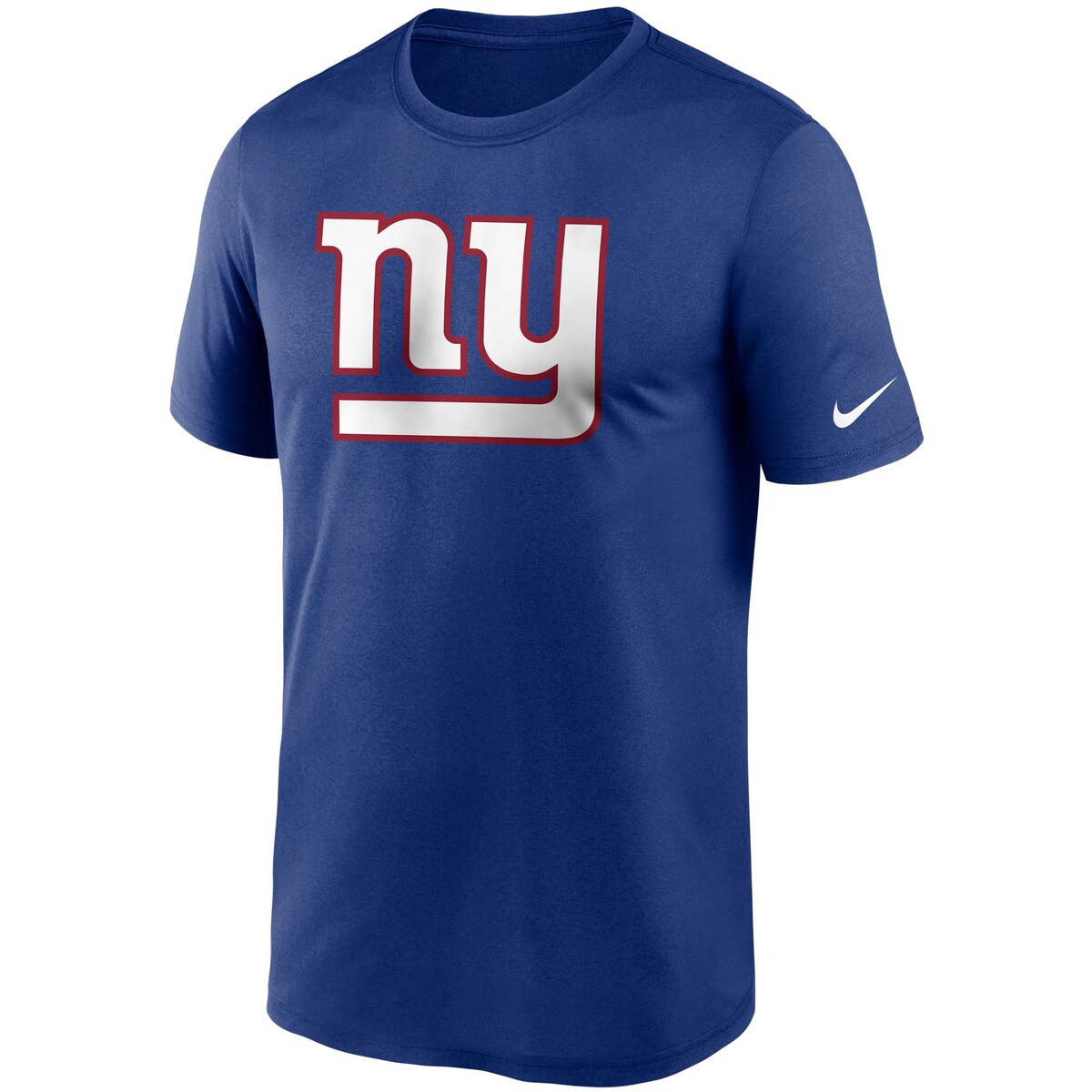 Shop Nike Men's Royal New York Giants Logo Essential Legend Performance T-shirt In Rush Blue