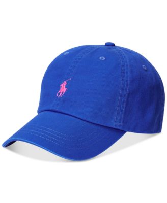 purple polo hat with yellow horse