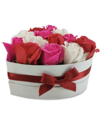 Martha Stewart Collection - Valentine's Day Box of Artificial Roses