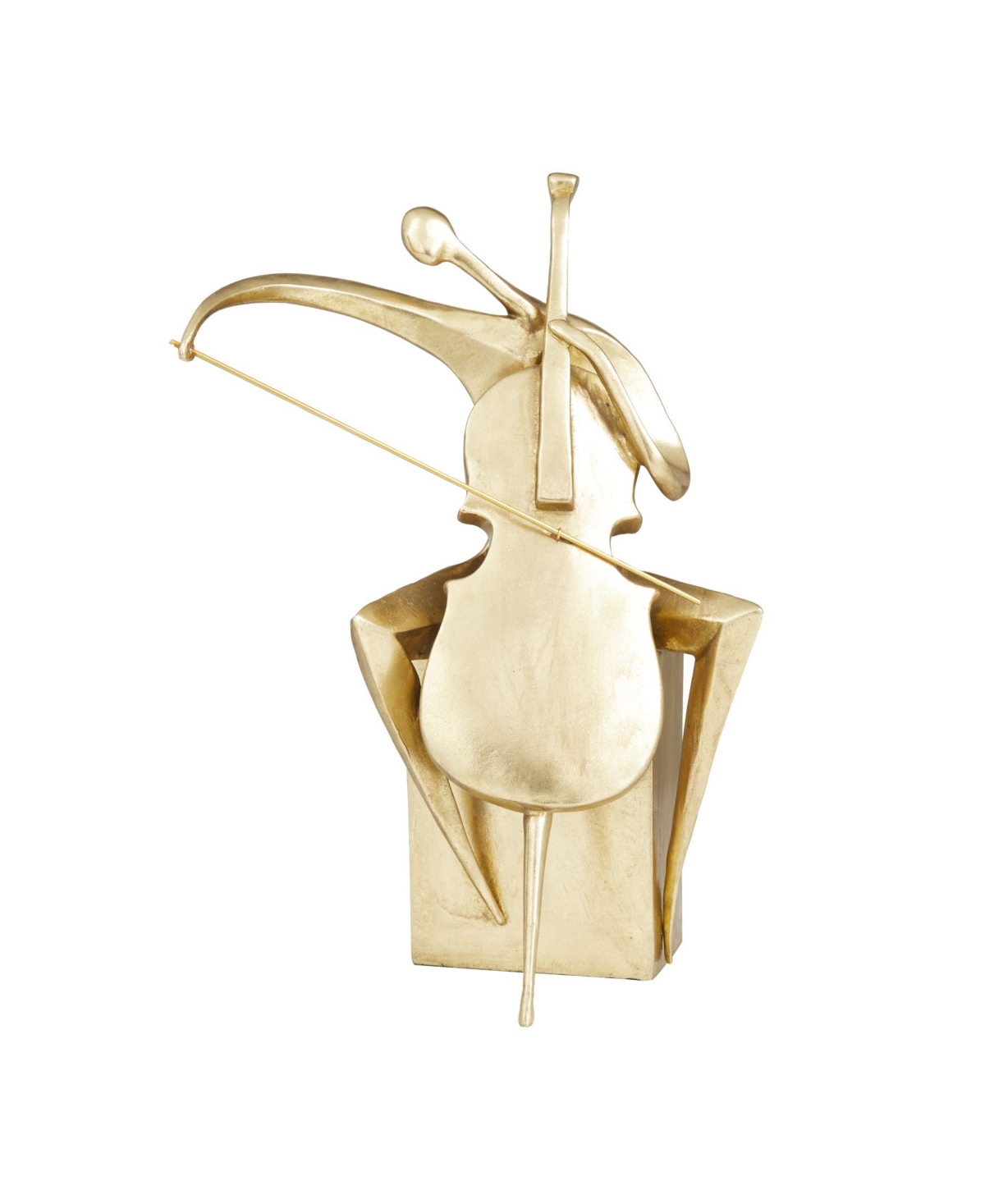 Rosemary Lane Contemporary Sculpture, 17" X 12" In Gold-tone