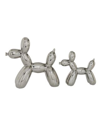 Contemporary Dog Sculpture, Set of 2