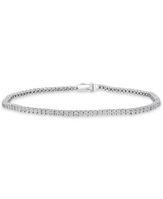 Adjustable Tennis Bracelet 3ctw In Line At Diamond And, 46% OFF