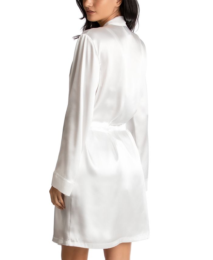 Linea Donatella Sonya Embellished Satin Bridal Wrap Robe Macy's
