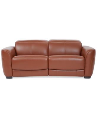 Lexanna 2-Pc. Leather Sofa with 2 Power Motion Recliners, Created for Macy's