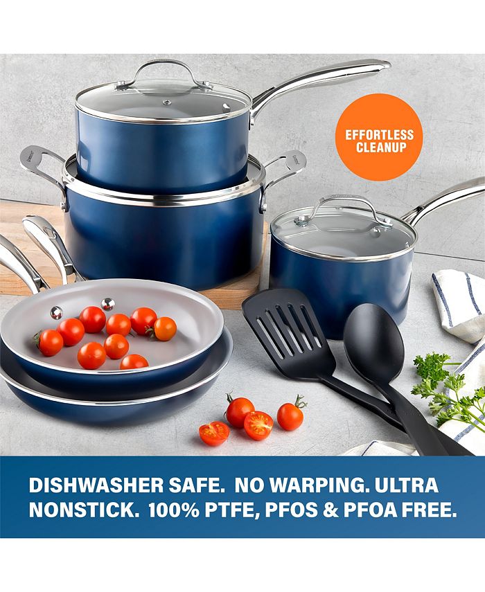 Granite Stone Diamond 10Pc. Nonstick Pots and Pans Ceramic Cookware