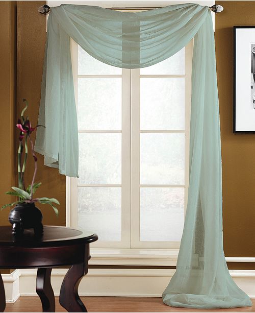 Miller Curtains Preston 48 X 216 Sheer Scarf Valance Reviews