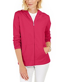 Long Sleeve Zip-Front Hoodie, Created for Macy's