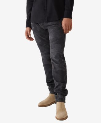 Rocco Big T Camo Moto Skinny Fit Jeans 