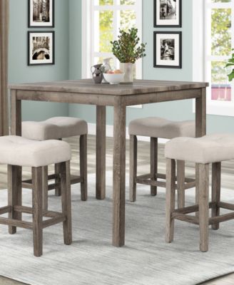 Vitaliya Square Counter Height Table, 36"