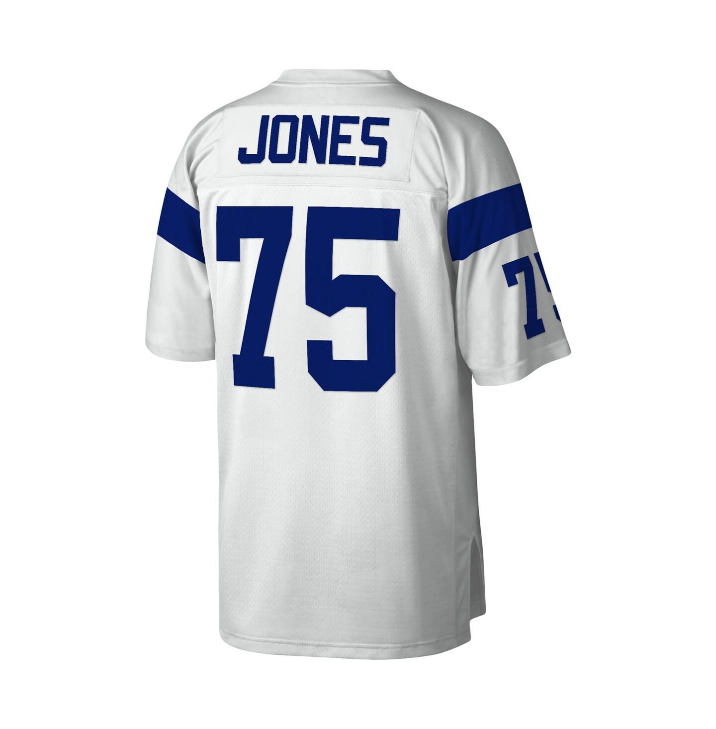 Мужской топ Mitchell & Ness Deacon Jones White Los Angeles Rams Legacy Replica Jersey — фото 2