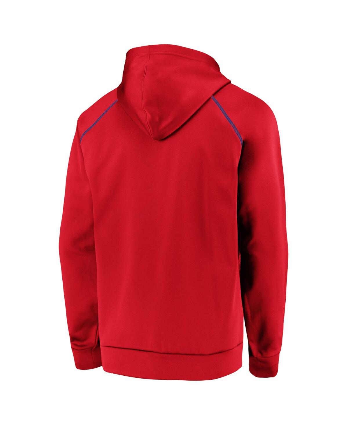 Men's Red La Clippers Game Day Ready Raglan Pullover Hoodie - Red