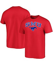 Men's Red Smu Mustangs Campus T-shirt