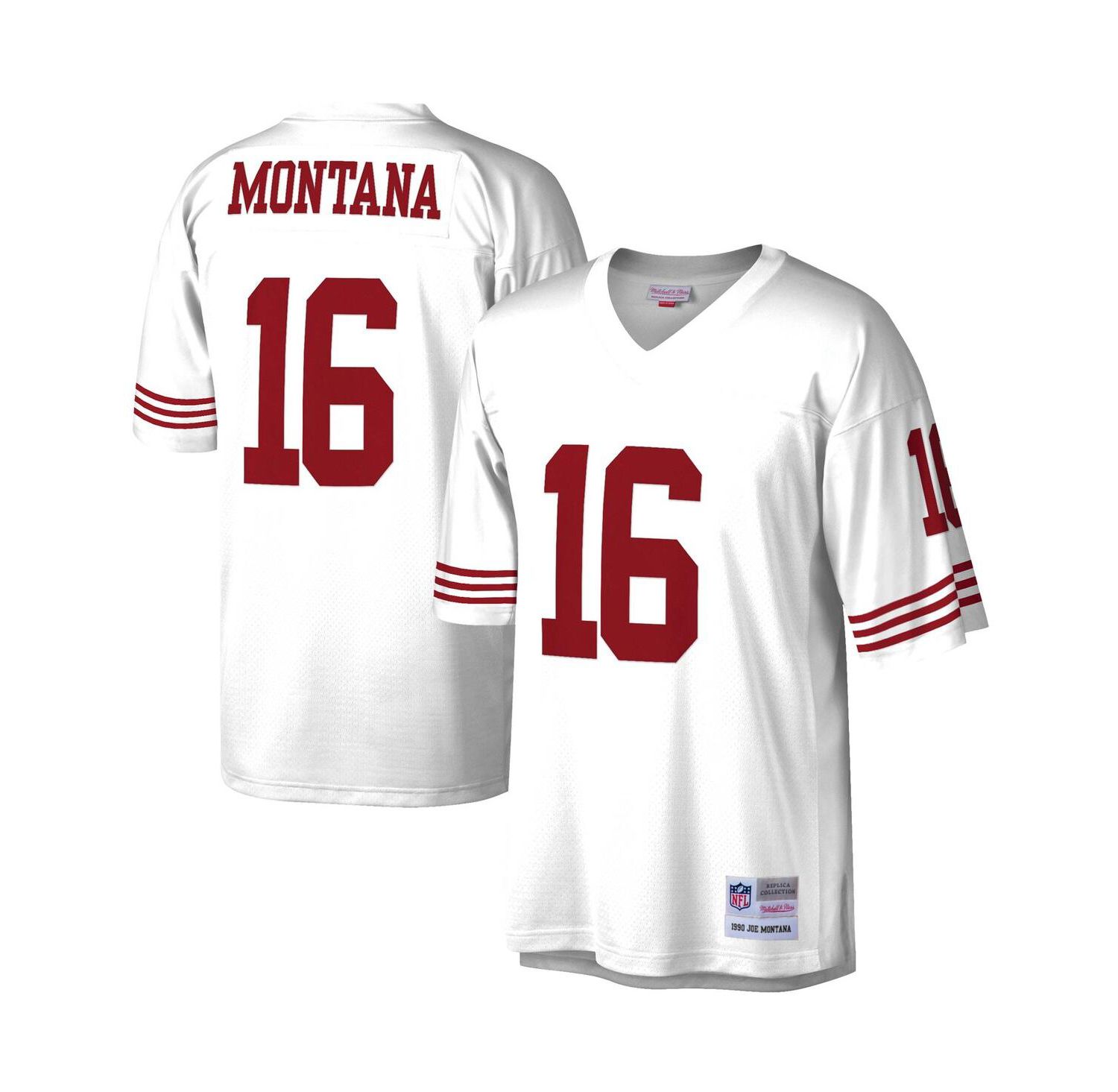 Men's Joe Montana White San Francisco 49ers Legacy Replica Jersey