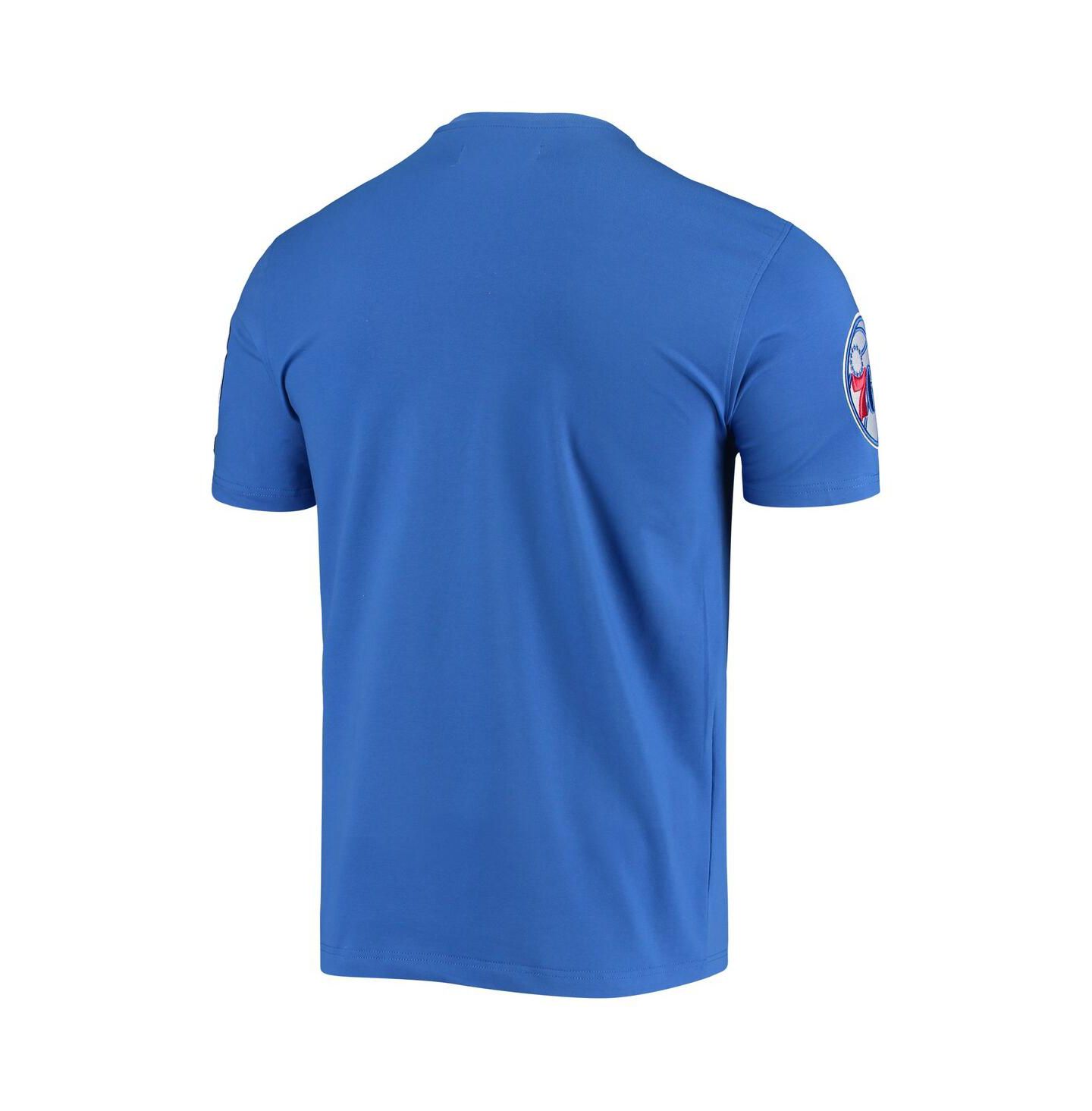Мужская футболка Pro Standard Royal Philadelphia 76Ers Chenille Team — фото 2