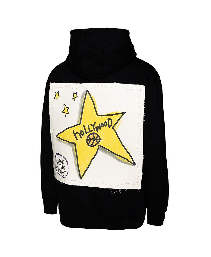 After School Special Men's Black Los Angeles Lakers Applique Pullover