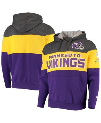 Starter Men's Purple, Gold Minnesota Vikings Logo Extreme Full-Zip Hoodie -  Macy's