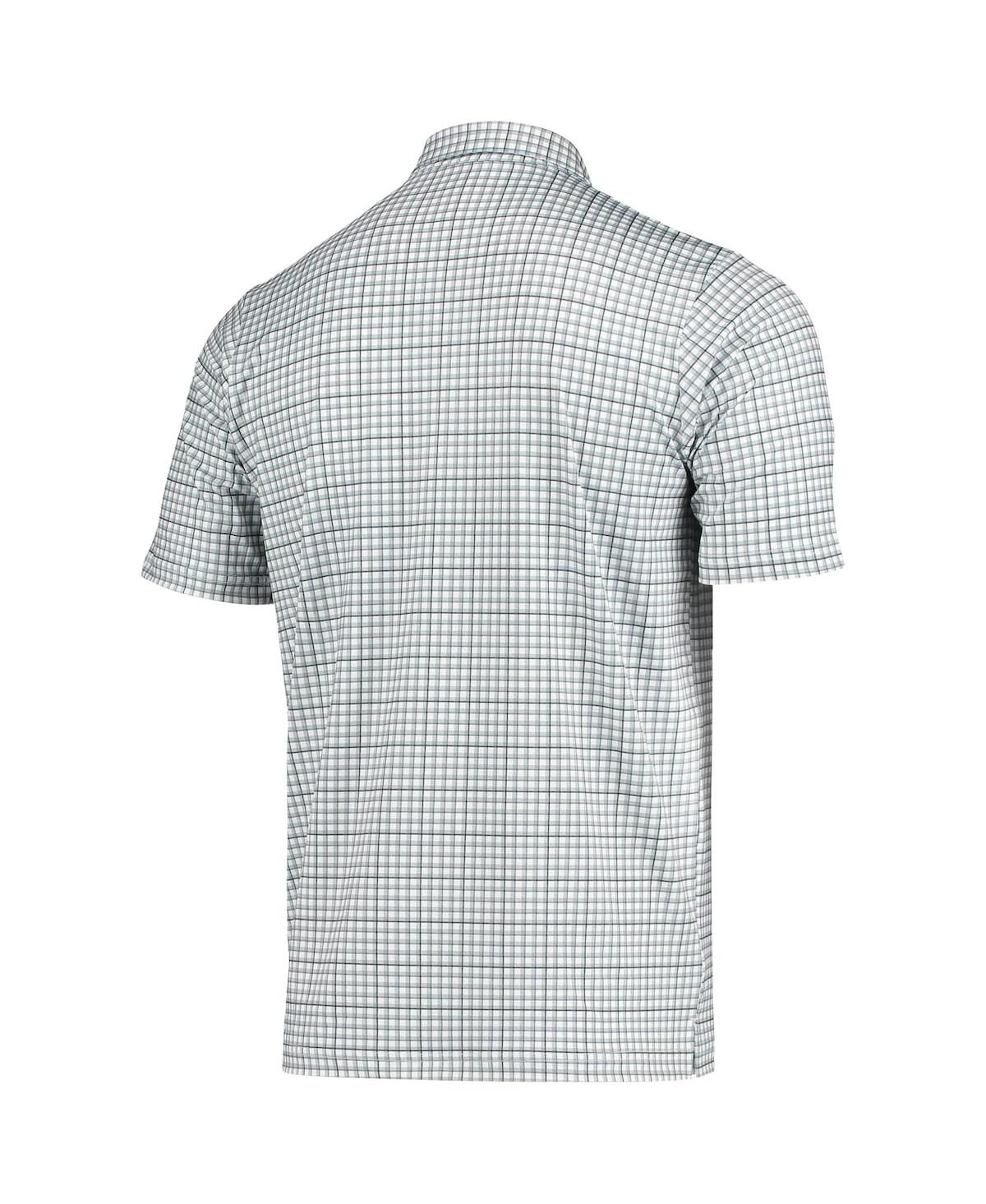 Shop Antigua Men's Gray, Black Las Vegas Raiders Deliver Button-down Polo Shirt In Gray,black