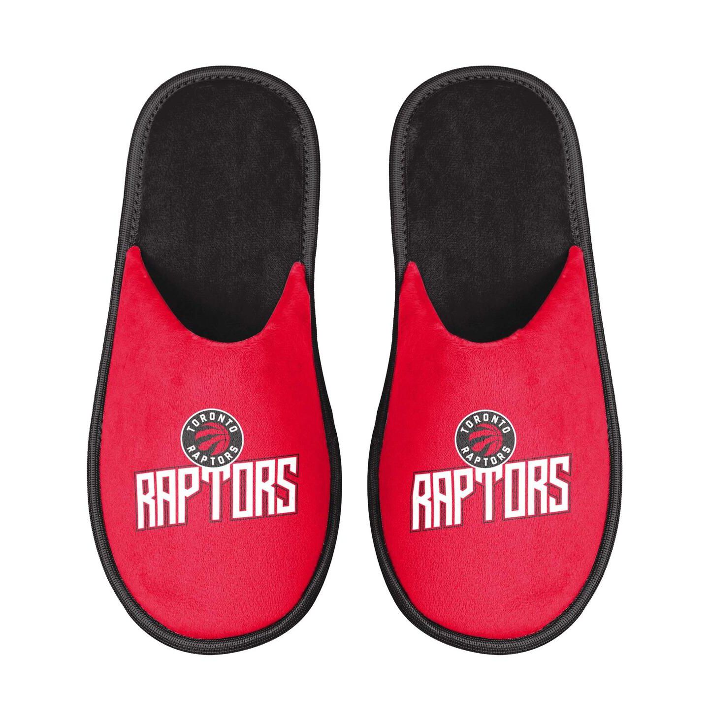 Мужские тапочки FOCO Toronto Raptors Scuff Slide Slippers — фото 1