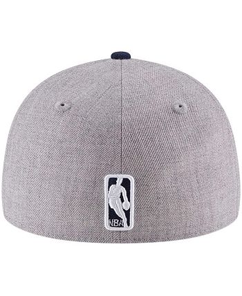 Washington Wizards New Era Two-Tone Low Profile 59FIFTY Fitted Hat - Heathered Gray/Navy