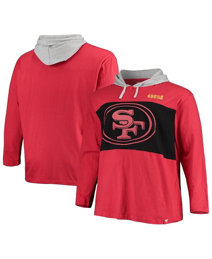 Lids San Francisco 49ers Fanatics Branded Big & Tall Pullover Hoodie -  Scarlet