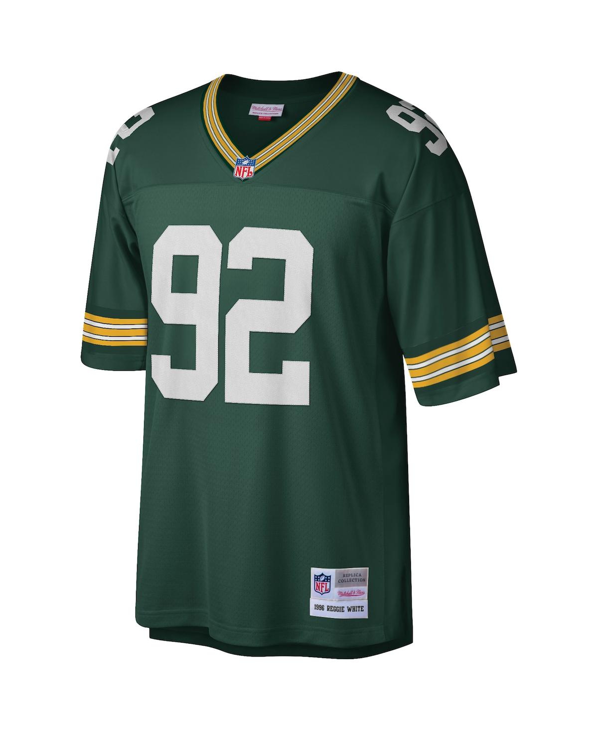 Men's Reggie WhiteGreen Bay Packers Big and Tall 1996 Retired Player Replica Jersey - Green