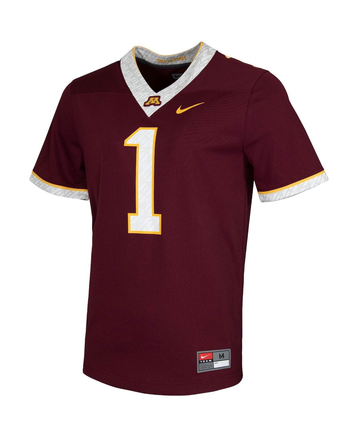 Men's Number 1Minnesota Golden Gophers Untouchable Game Jersey - Maroon