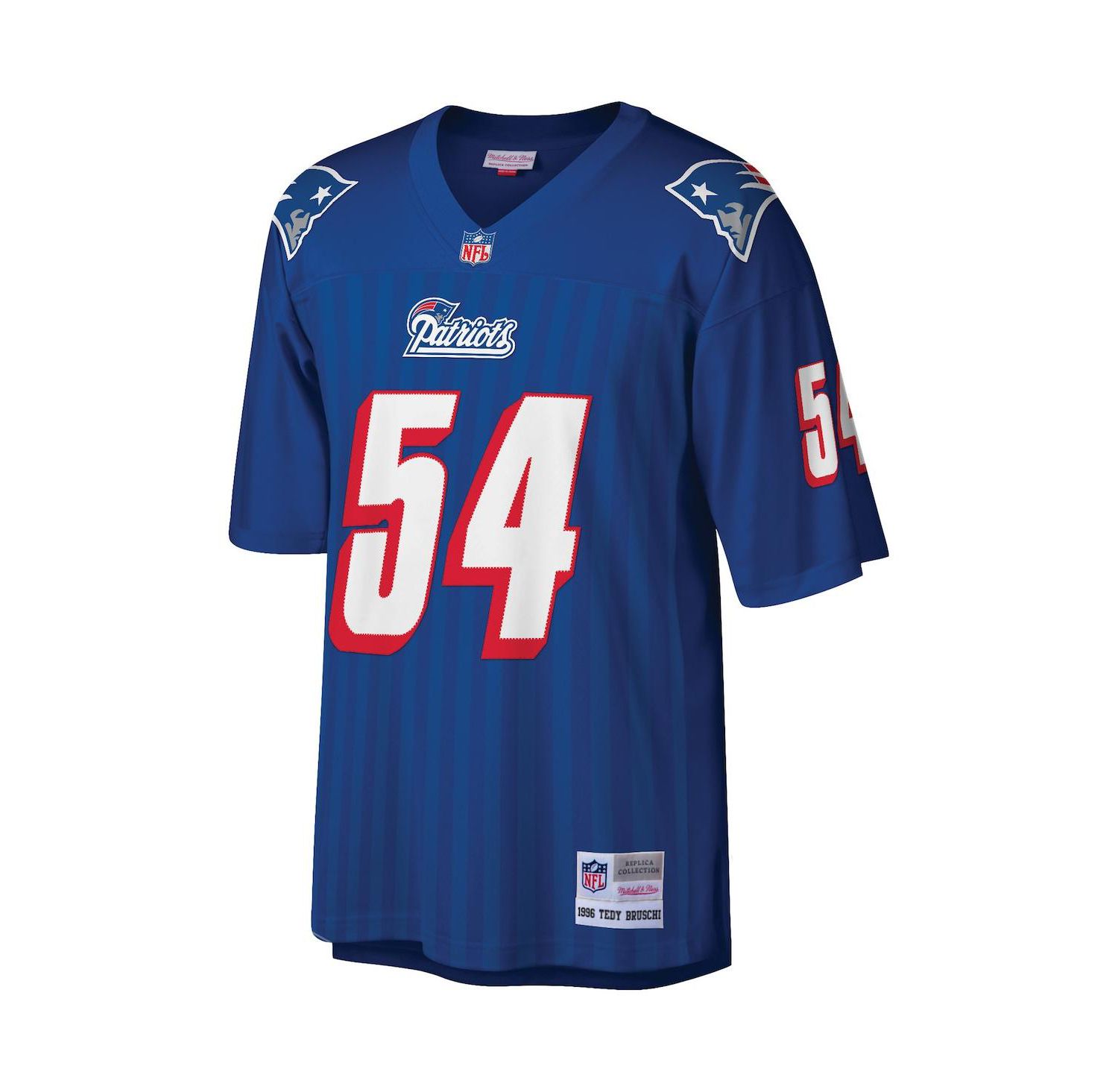 Men's Tedy Bruschi Royal New England Patriots Legacy Replica Jersey