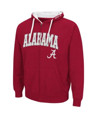 Men's Crimson Alabama Crimson Tide Big and Tall Full-Zip Hoodie