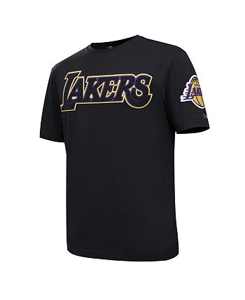 Pro Standard Men's Black Los Angeles Lakers Chenille T-shirt - Macy's