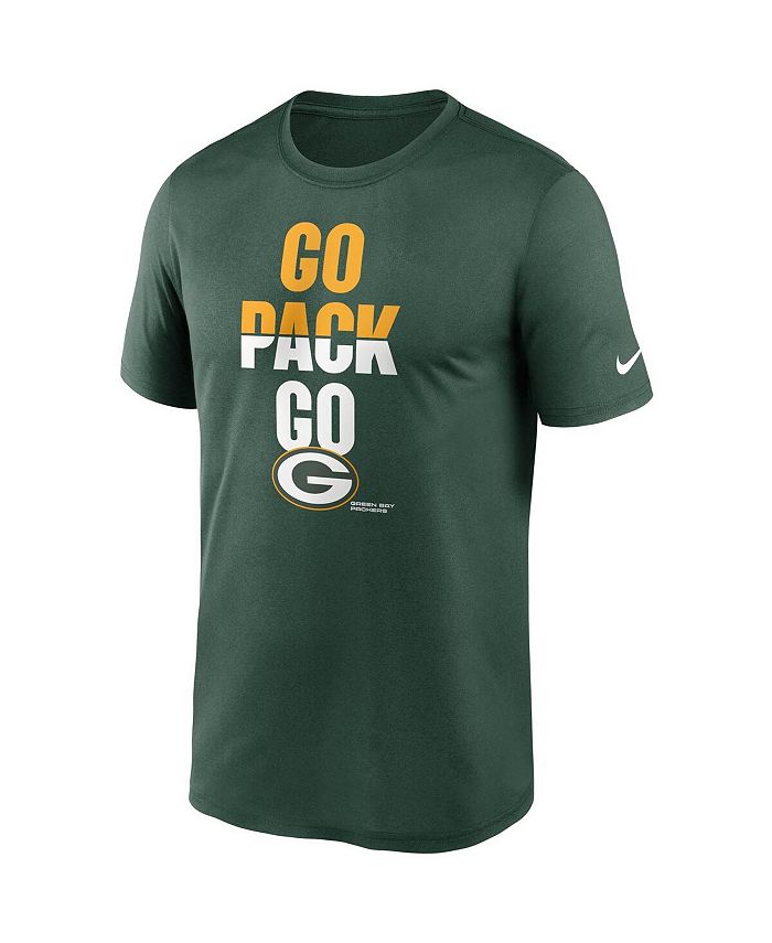 Nike Men's Green Green Bay Packers Legend Local Phrase Performance T ...