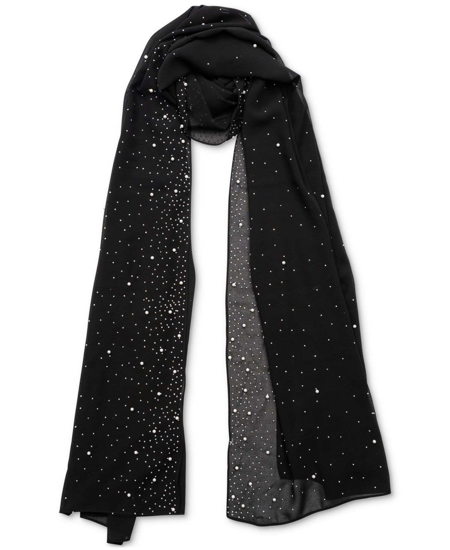 Embellished Wrap Scarf