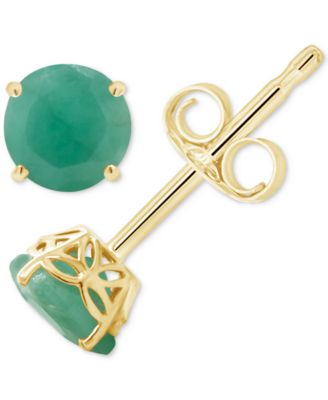 Sapphire Solitaire Stud Earrings (1-1/5 ct. t.w.) in 14k Gold (Also in Emerald & Ruby)