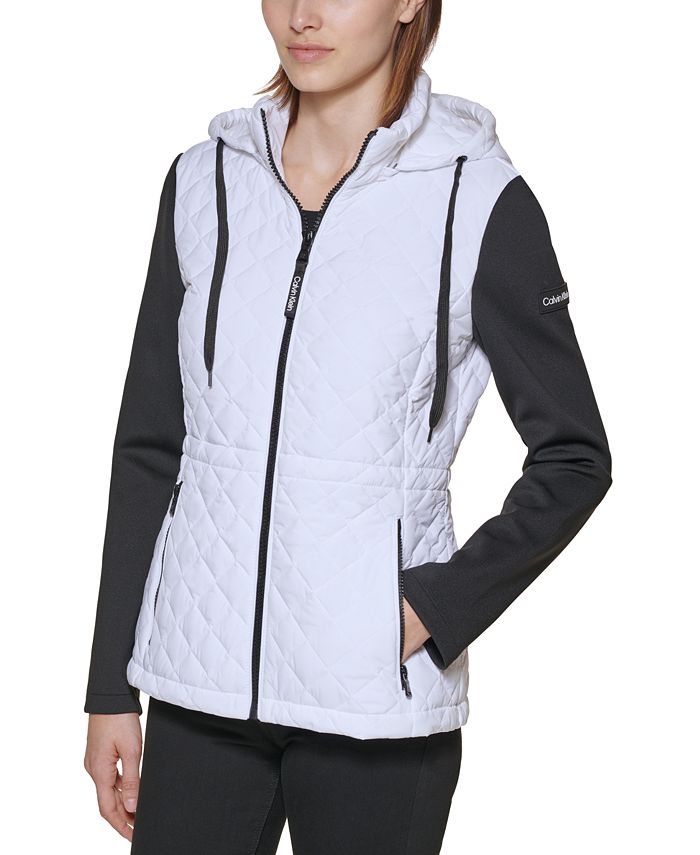 onderwijs Haalbaar Atletisch Calvin Klein Women's Hooded Quilted Coat & Reviews - Coats & Jackets -  Women - Macy's