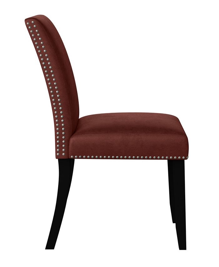 Handy Living Manassa Upholstered Armless Dining Chairs, Set of 2 Macy's