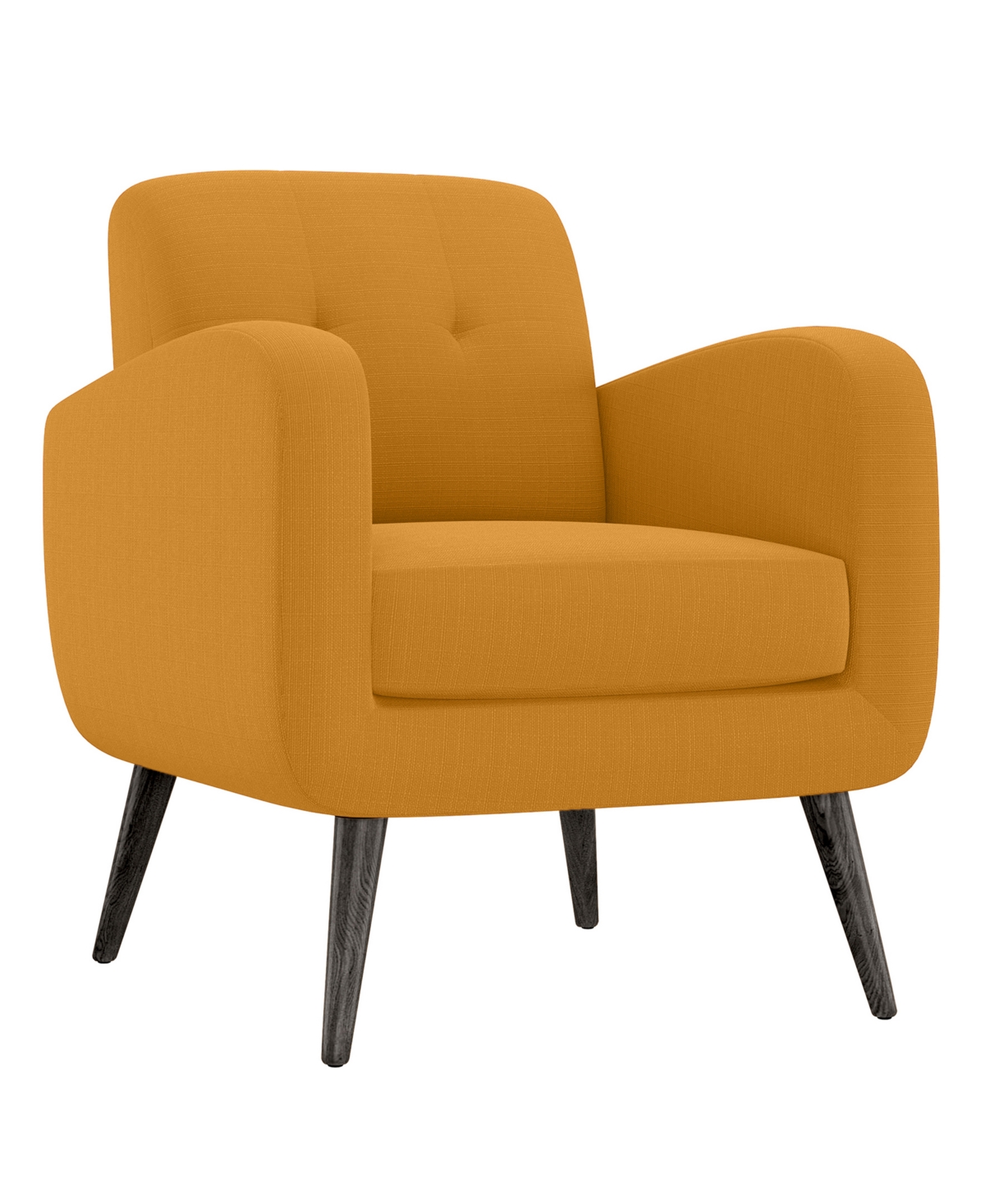Shop Handy Living Kenneth Mid Century Modern Armchair In Mustard Yellow