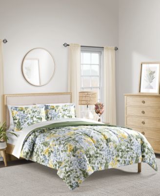 Sunham - Grand Leaf Green Comforter Set