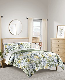 Grand Leaf Green 3-Pc Comforter Sets, Created For Macy's