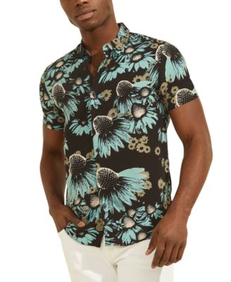 oversized floral shirt