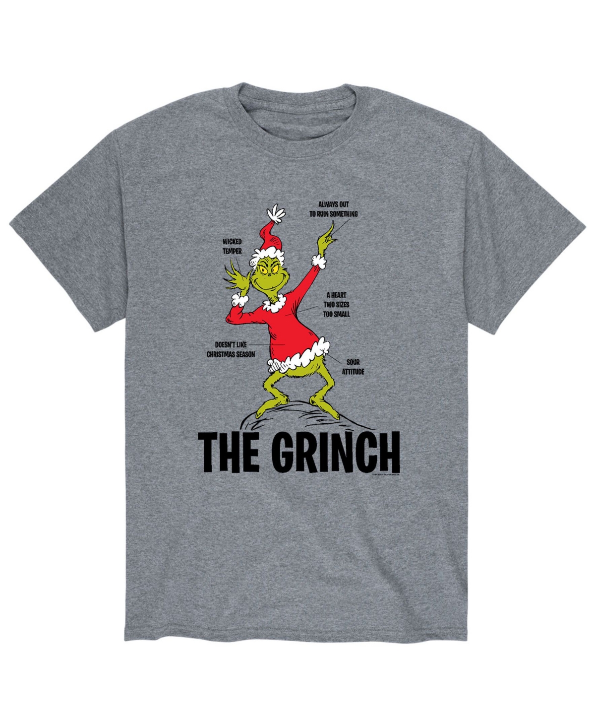 Airwaves Men's Dr. Seuss The Grinch T-shirt